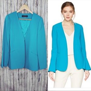 Tahari ASL | Collarless Blazer | Size 8